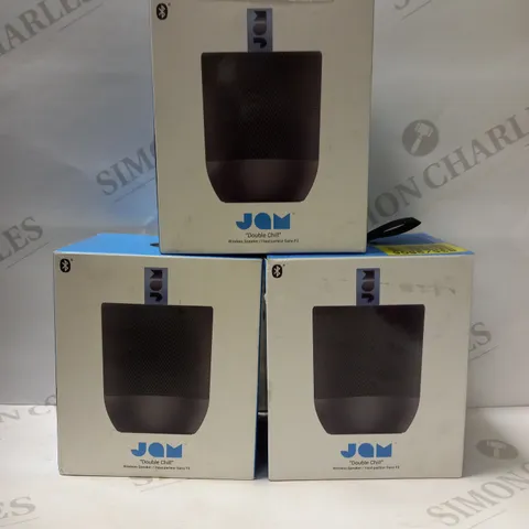 LOT OF 3 JAM "DOUBLE CHILL" WIRELESS SPEAKERS