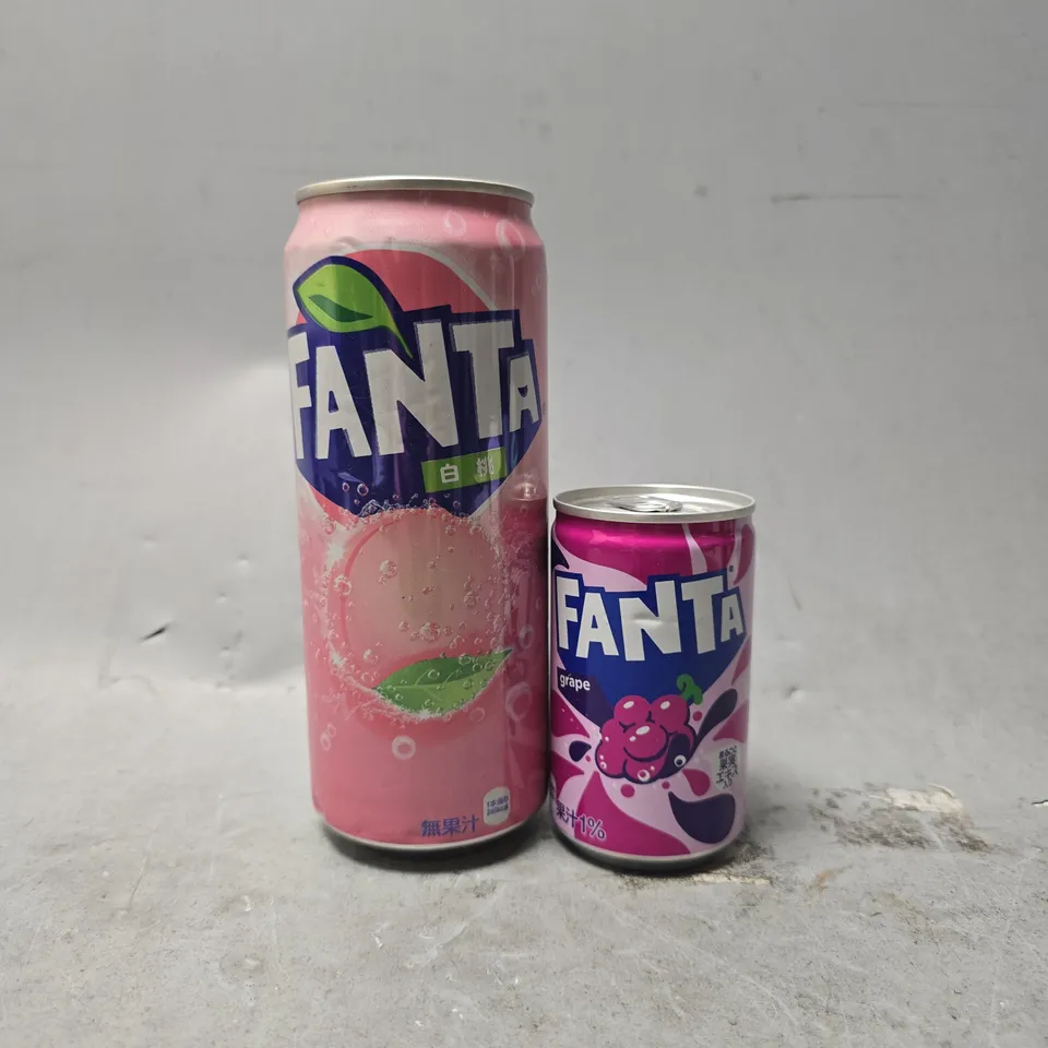 APPROXIMATELY 16 ASSORTED DRINKS ITEMS TO INCLUDE - FANTA GRAPE & FANTA 