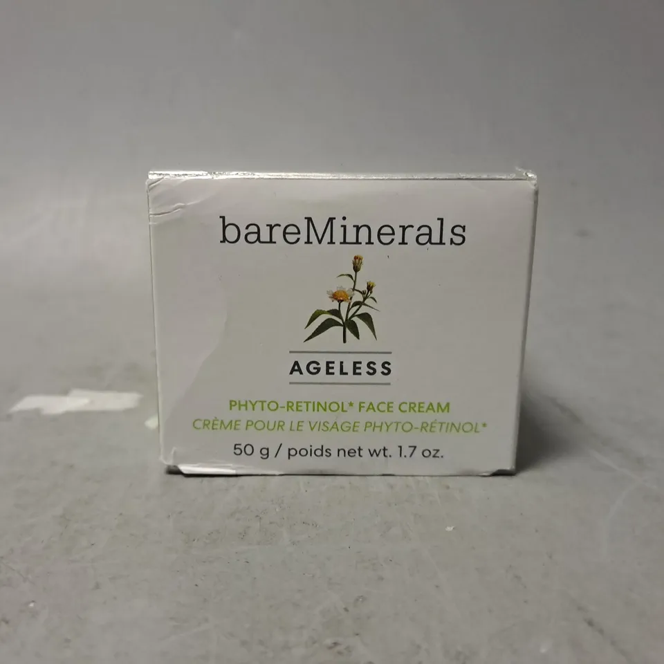 BOXED BARE MINERALS AGELESS FACE CREAM