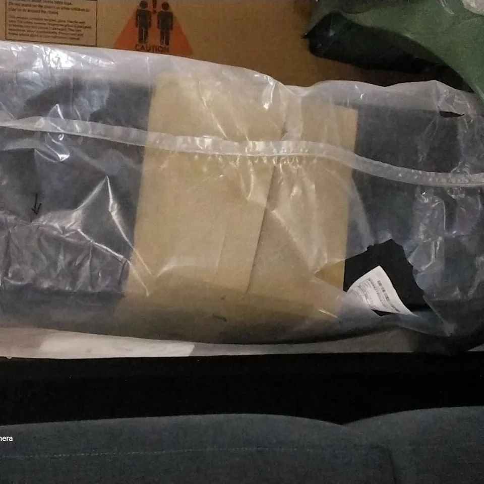 BAGGED 150CM DIVAN BED BASE IN CHARCOAL  , INCOMPLETE ONLY 1 PART OUT OF 2 