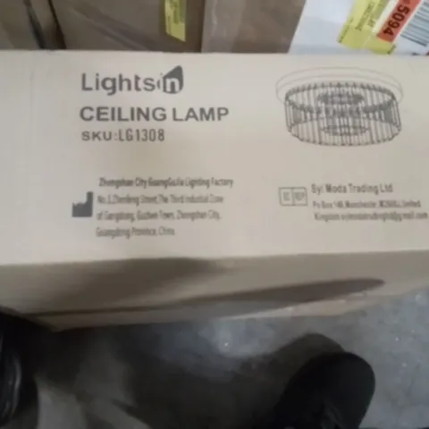 BOXED LIGHTSIN CEILING LAMP