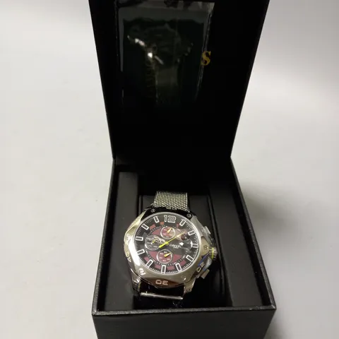 GAMAGES CENTURION STEEL WATCH