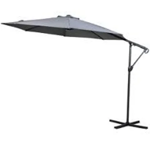 BOXED VAZZANO GREY 3M PARASOL (1 BOX)