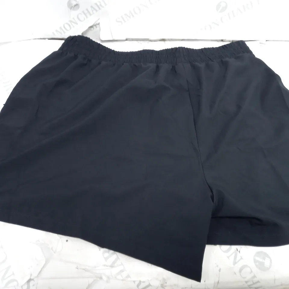 GYMSHARK UNISEX XL SHORTS BLACK 