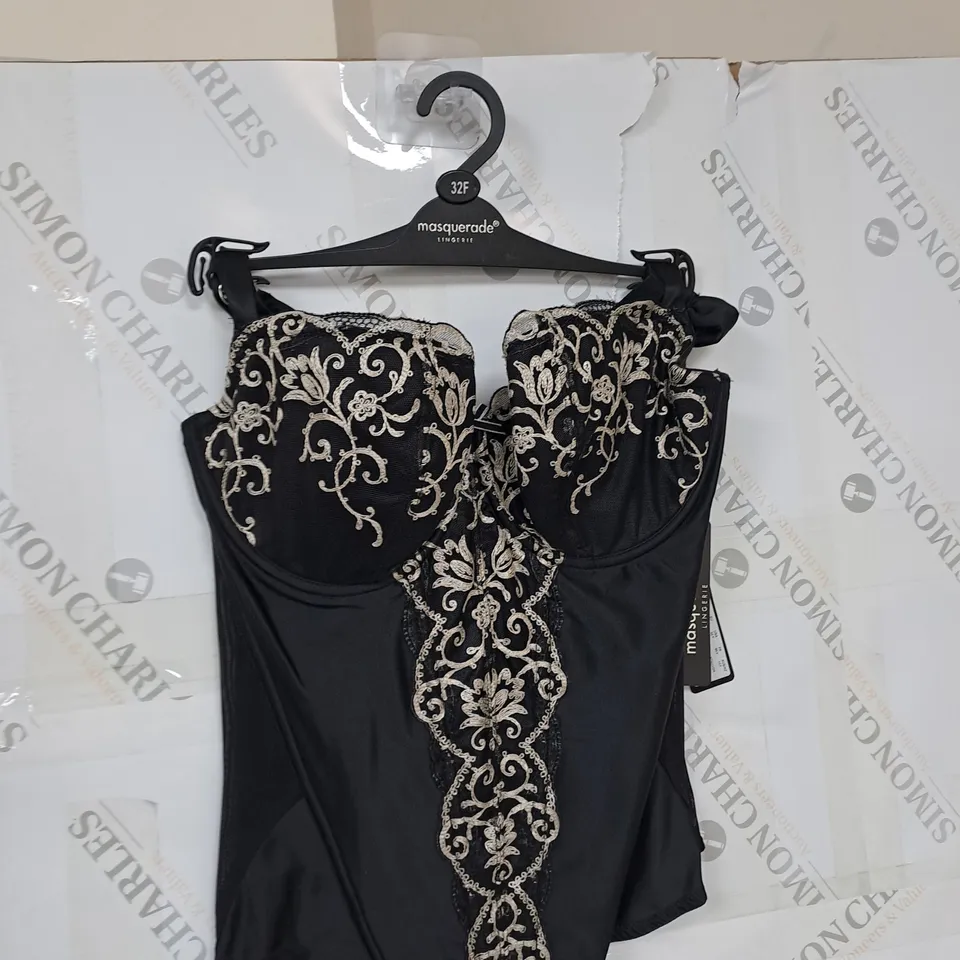 MASQUERADE LINGERIE - BLACK - 32DD