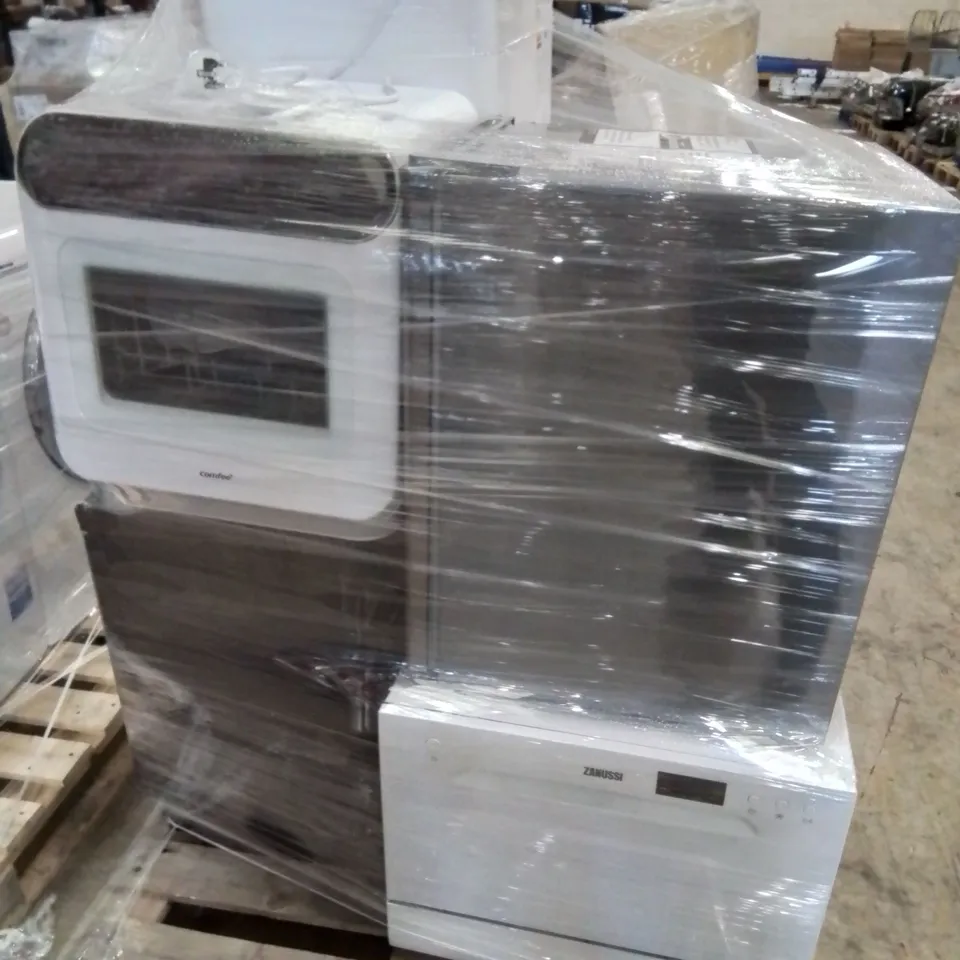 PALLET OF APPROXIMATELY 8 UNPROCESSED RAW RETURN WHITE GOODS TO INCLUDE;