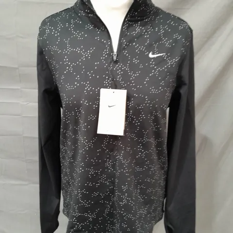 NIKE WOMENS LONG SLEEVE RUNNING TOP - M