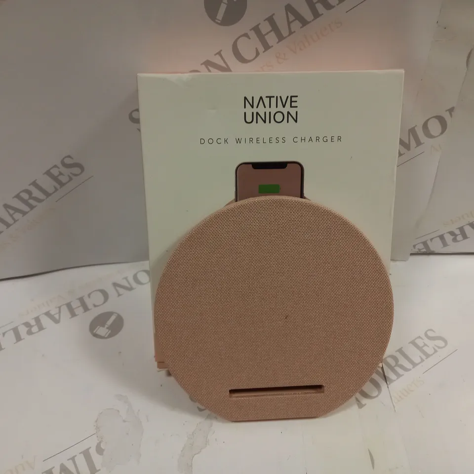 BOXED NATIVE UNION DOCK WIRELESS CHARGER