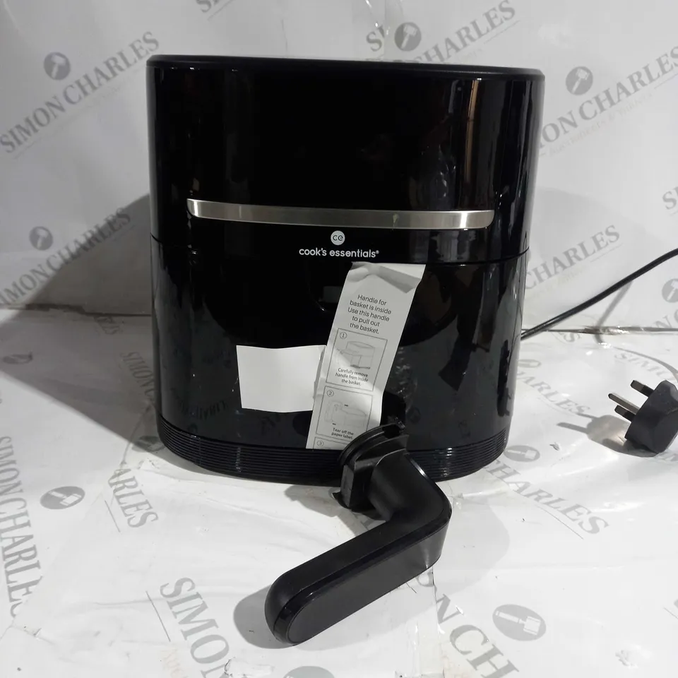 BOXED COOK'S ESSENTIALS 4L AIR FRYER IN BLACK