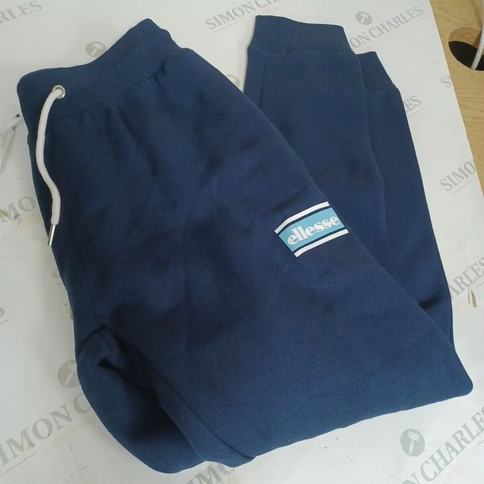 NAVY BLUE ELLESSE JOGGERS SIZE M