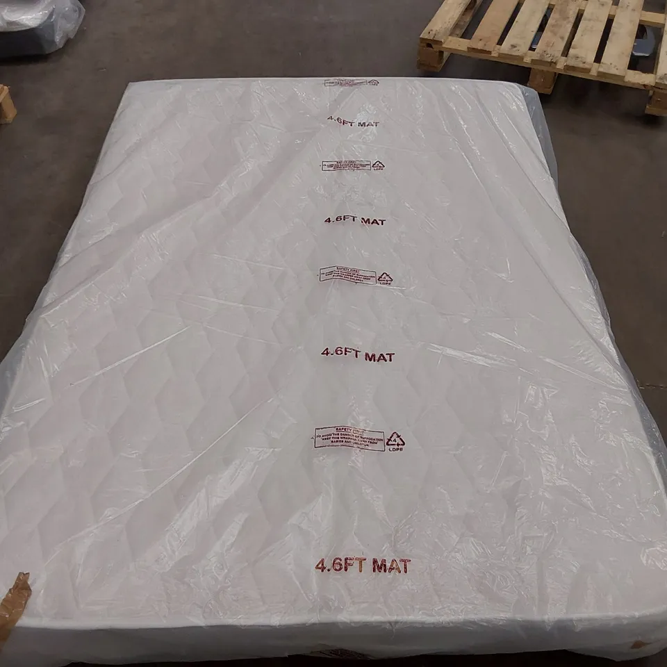 QUALITY BAGGED 4'6" DOUBLE SERENITY HYBRID POCKET SPRUNG AND MEMORY FOAM MATTRESS