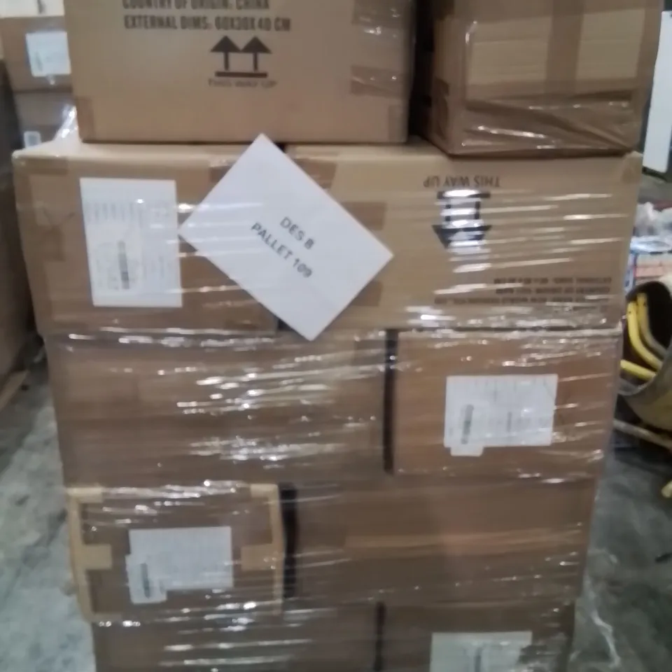 PALLET OF BRAND NEW WOMENS QUALITY DESIGNER CLOTHES APPROXIMATELY TO INCLUDE; SIMPLY BE TEDDY JACKET, SIMPLY BE BLACK DRESS, JD WILLIAMS BLUE BLOUSE