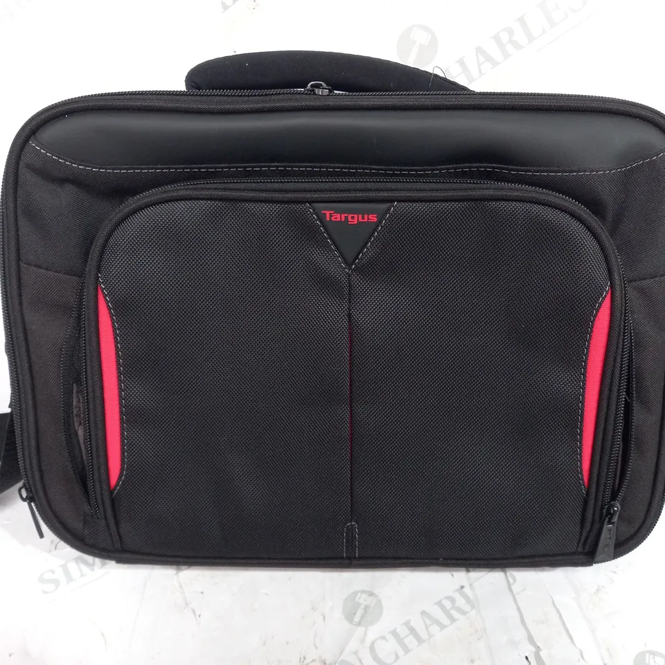 TARGUS CN414EU-71 LAPTOP CASE IN BLACK AND RED