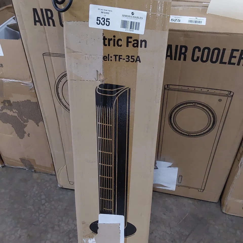 BOXED TOWER ELECTRIC FAN HEATER 45W MODEL TF-35A