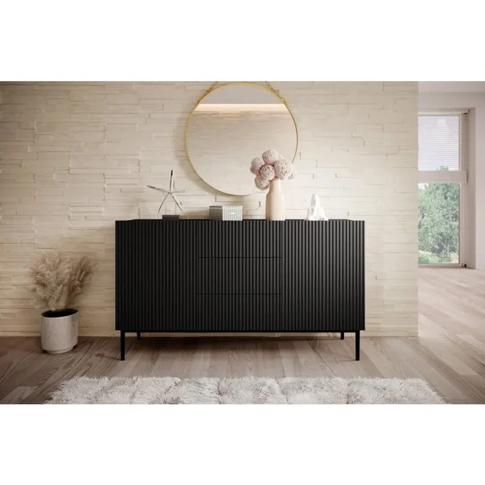BOXED AMHAD 160cm SIDEBOARD (2 BOXES)