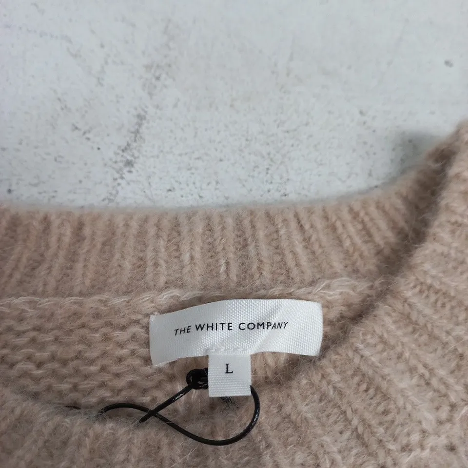 THE WHITE COMPANY KNITWEAR – BEIGE ALPACA WOOL BLEND, UK L