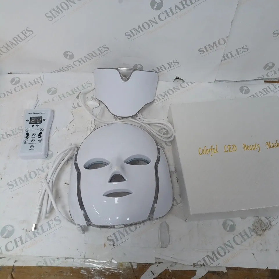 COLORFUL LED BEAUTY MASK BOXED 