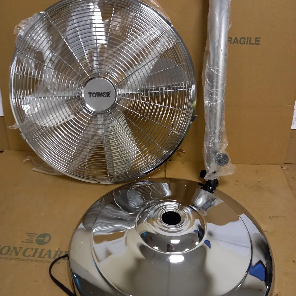 TOWER METAL PEDESTAL FAN 