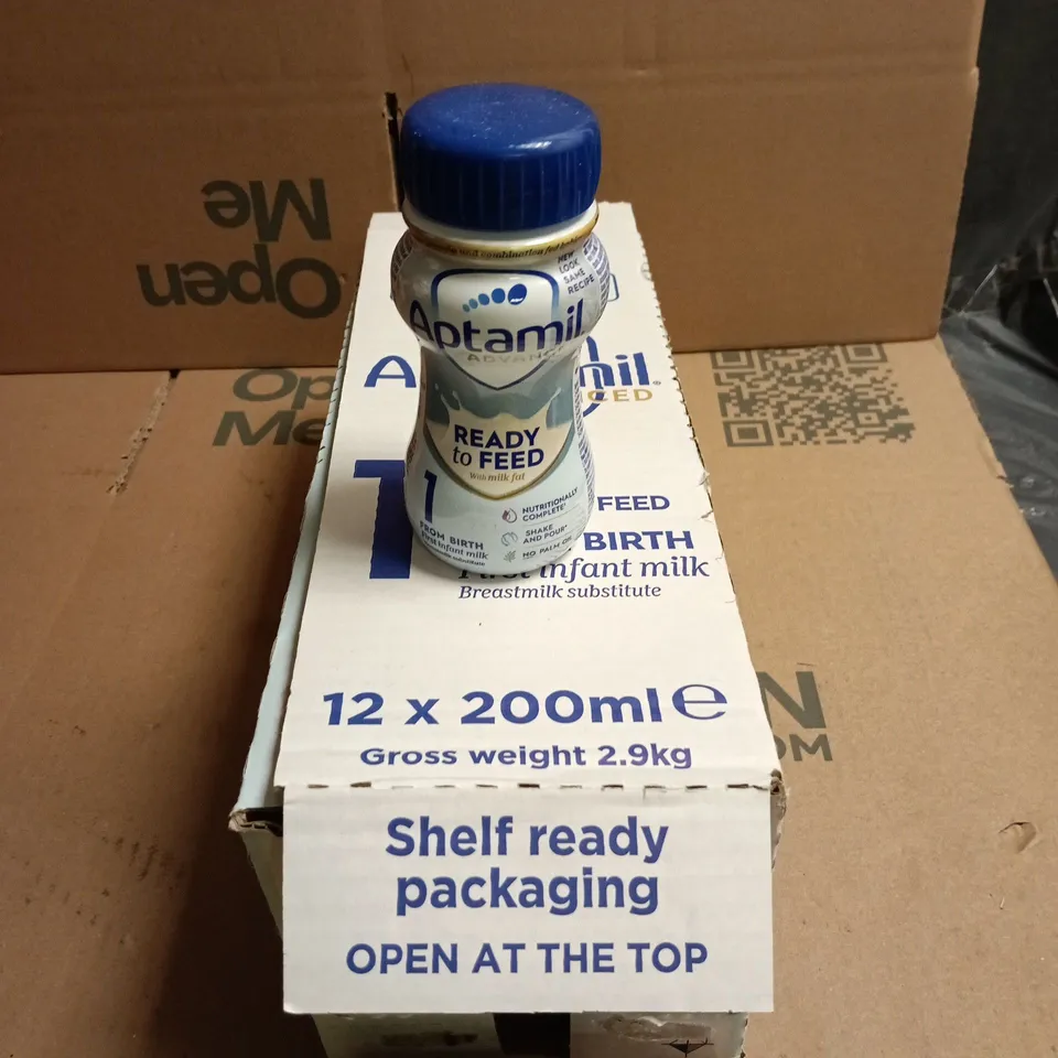 Aptamil Ready-to-Feed Infant Milk Formula 12 x 200ml