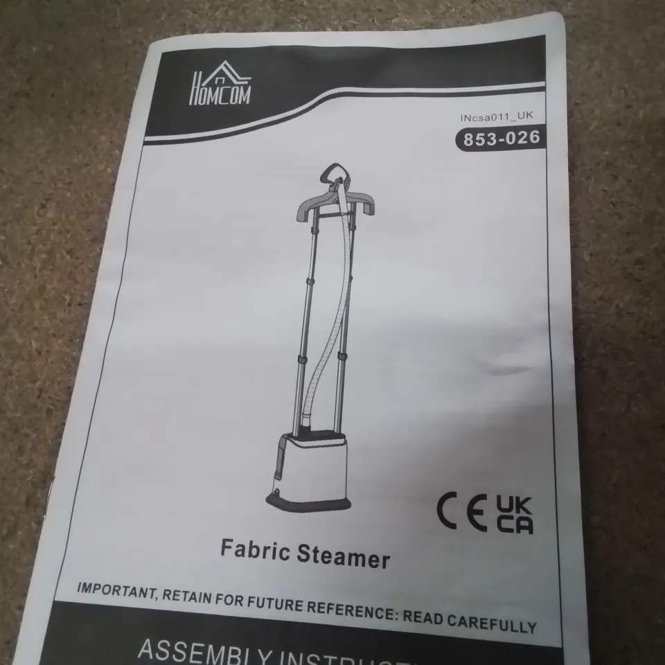 BOXED HOMCOM GARMENT STEAMER