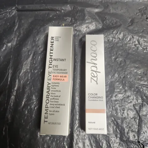 APPROXIMATEY 30 ASSORTED COSMETIC PRODUCTS TO INCLUDE - TEMPORARY EYE TIGHTENER - COLOUR CHANGING FOUNDATION STICK