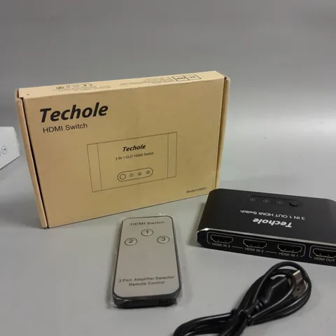 BOXED TECHOLE 3 IN 1 OUT HDMI SWITCH