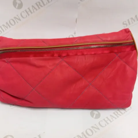 LANVIN PARIS AMALIA POPPY RED SMALL CLUTCH BAG
