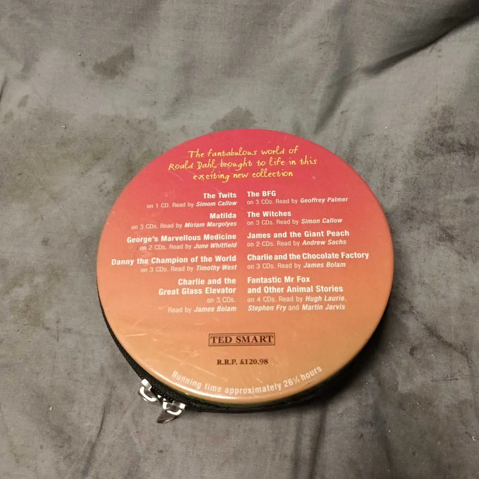 ROALD DAHL AUDIO BOOKS TIN - 10 PUFFIN CLASSICS ON 27 CDS (TED SMART)