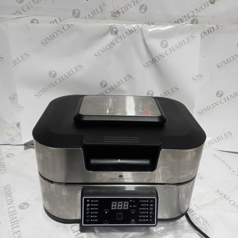 BOXED COOK'S ESSENTIALS GRILL & AIRFRYER 5.5L