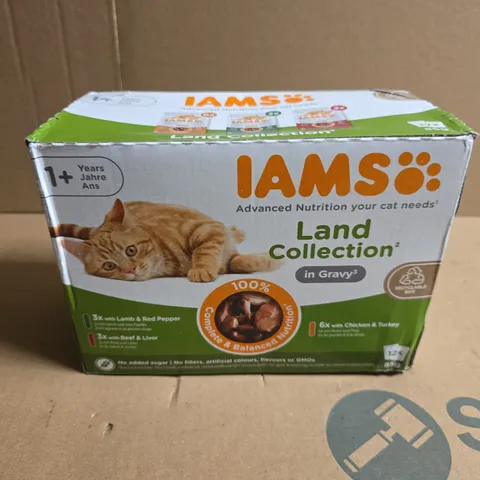 IAMS LAND COLLECTION CAT FOOD IN GRAVY – BOXED