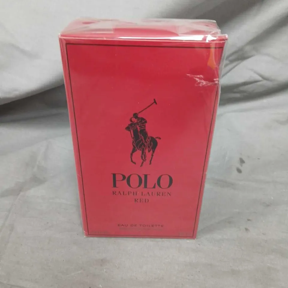 BOXED AND SEALED RALPH LAUREN POLO RED EAU DE TOILETTE SPRAY 125ML