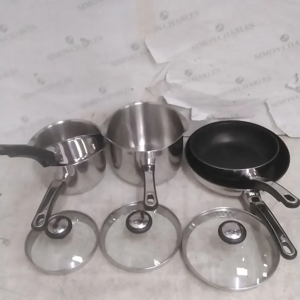 BOXED PRESTIGE 5 PIECE COOKWARE SET