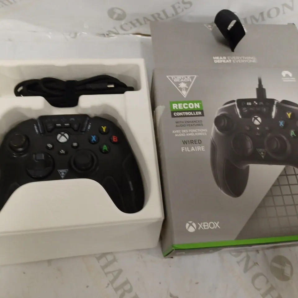 BOXED XBOX TURTLE BEACH WIRED FILAIRE RECON CONTROLLER 
