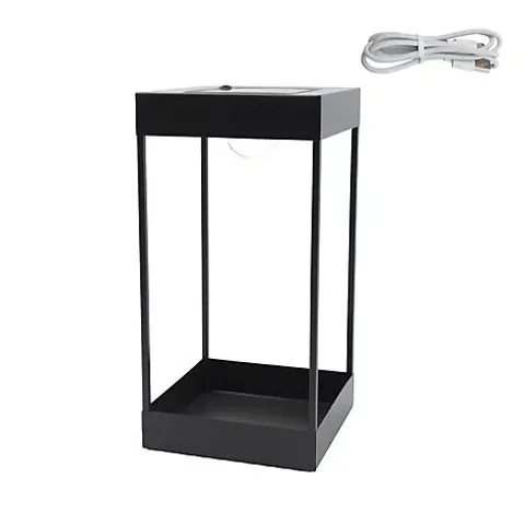 K BY KELLY HOPPEN OUTDOOR RECHARGEABLE PLANTER LANTERN