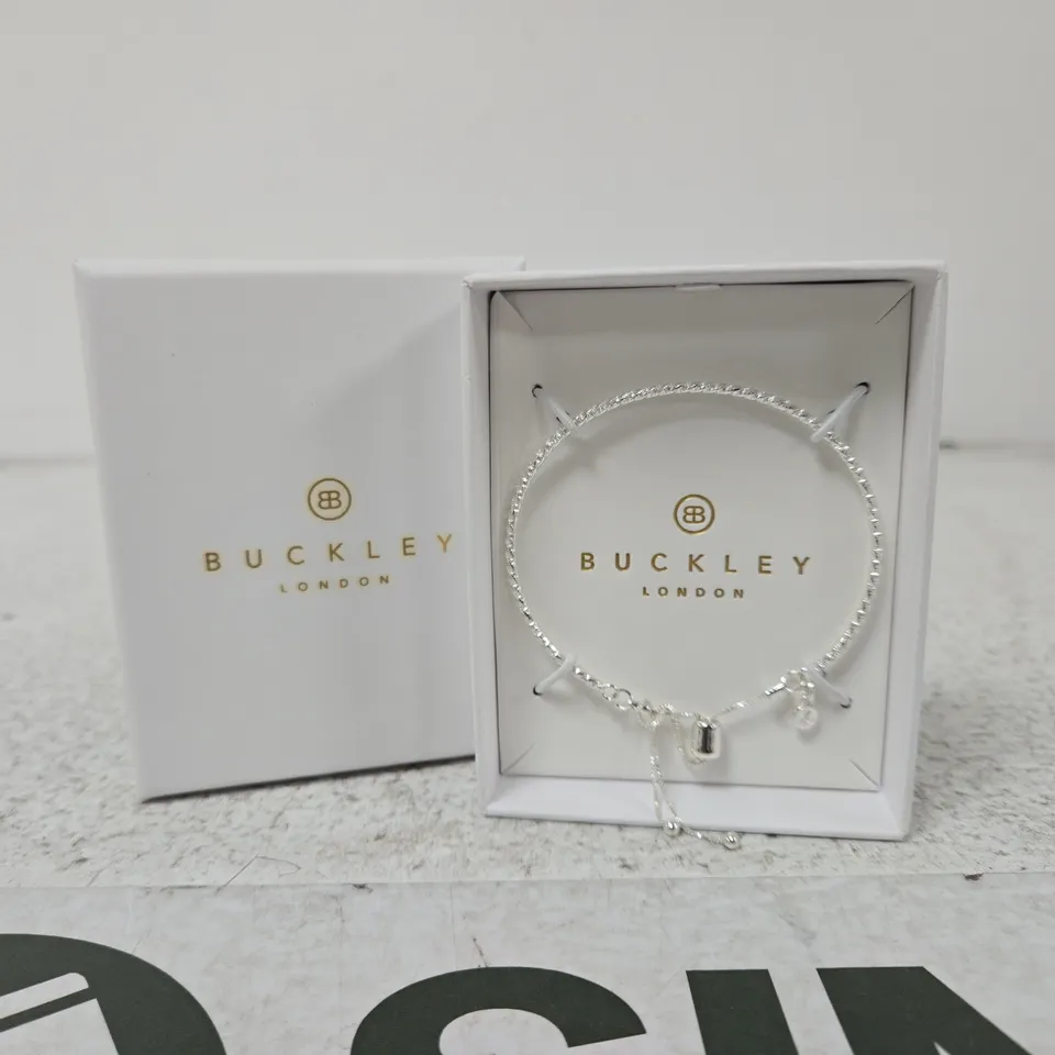 BUCKLEY LONDON BRACELET – SILVER TONE, BOXED