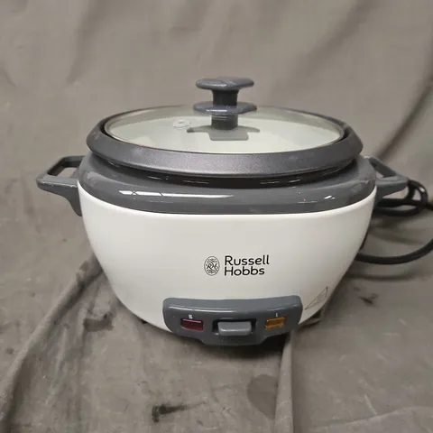 Russell Hobbs Rice Cooker – White with Glass Lid