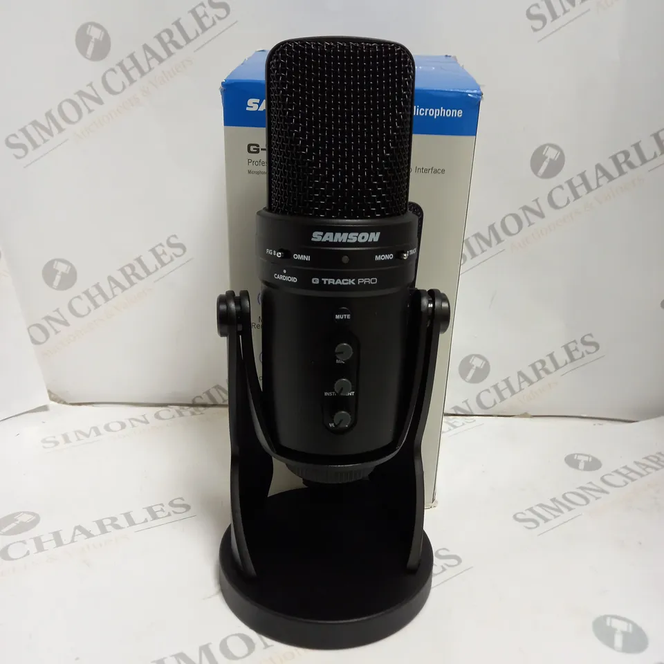 BOXED SAMSON G-TRACK PRO PROFESSIONAL USB STUDIO MICROPHONE
