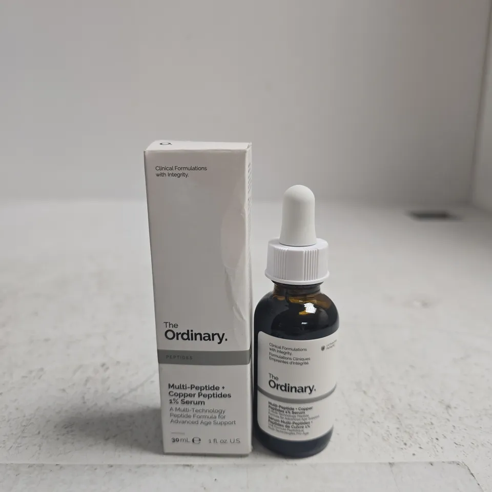 THE ORDINARY MULTI-PEPTIDE + COPPER PEPTIDES 1% SERUM – 30 ML (BOXED)