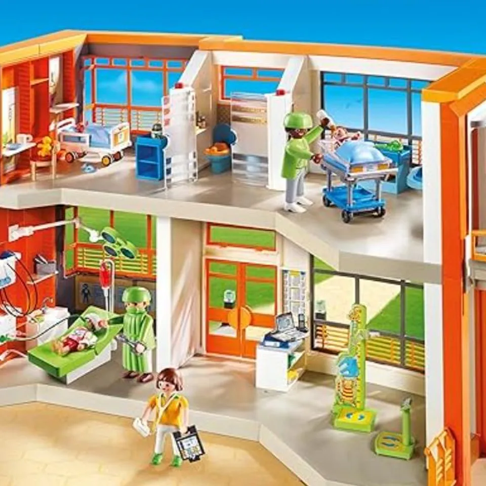 BRAND NEW BOXED PLAYMOBIL 6657 CITY LIFE FURNISHED CHILDREN'S HOSPITAL, FUN IMAGINATIVE ROLE-PLAY, PLAYSETS SUITABLE FOR CHILDREN AGES 4+ 