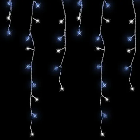 BOXED TWINKLE INDOOR / OUTDOOR ICICLE LIGHTS