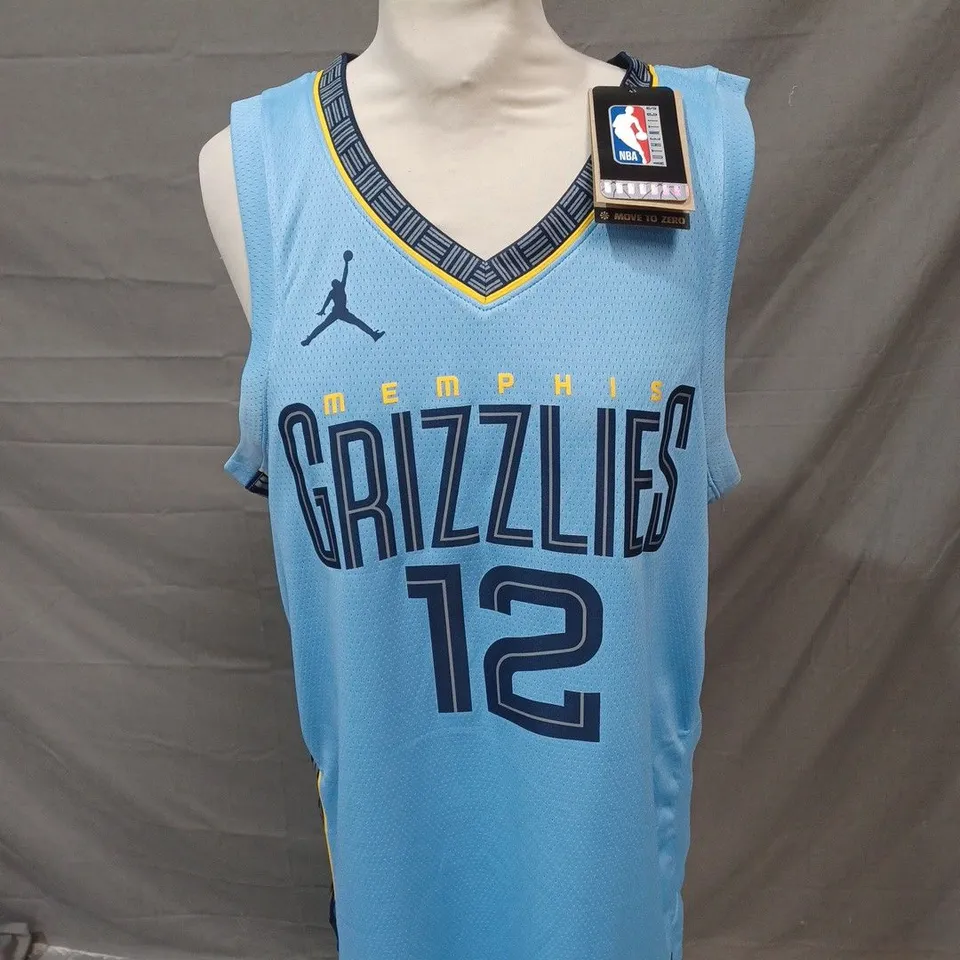 MEMPHIS GRIZZLIES NBA BASKETBALL JERSEY WITH MORANT 12 ON THE BACK - SIZE M