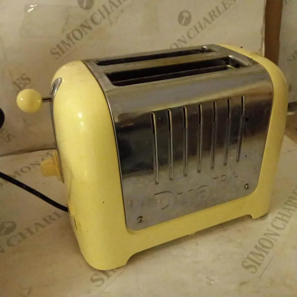 DUALIT DLT2PA 2 SLICE LITE TOASTER - CREAM & CHROME