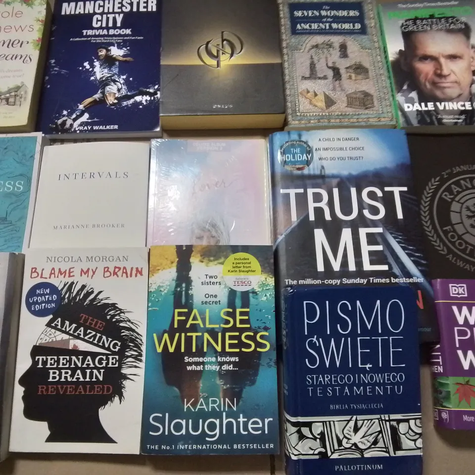 LARGE QUANTITY OF ASSORTED BOOKS TO INCLUDE THE GIRL WHO RODE THE UNICORN, ISLAMIC CONQUEST AND VARIOUS KIDS BOOKS