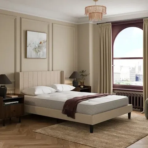 BOXED FOXON WOVEN BED FRAME, DOUBLE SIZE (1 BOX)