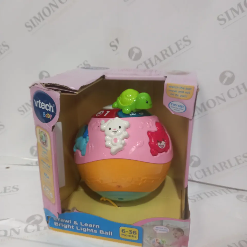 VTECH BABY CRAWL AND LEARN BRIGHT LIGHTS BALL AGES 6-36 MONTHS
