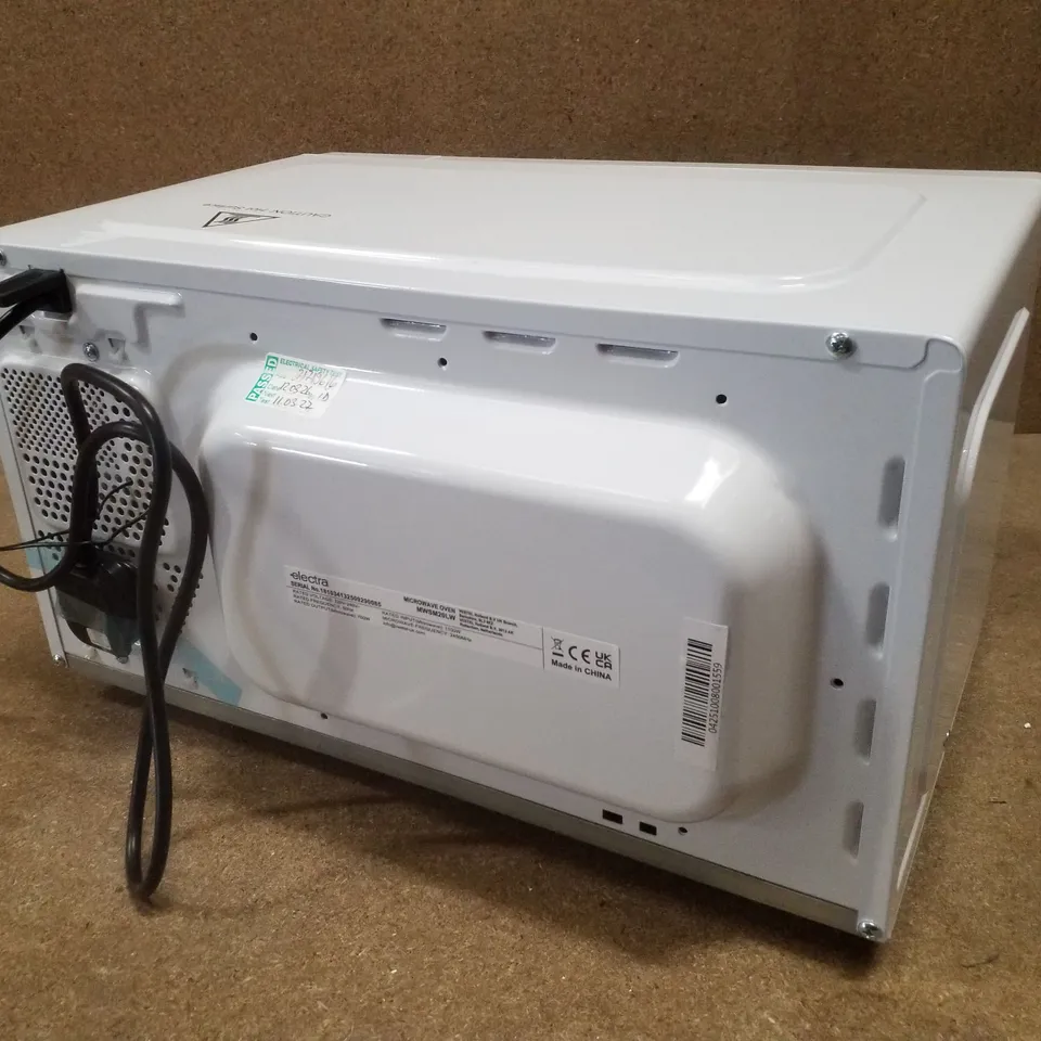 BOXED ELECTRA MWSM20LW MICROWAVE OVEN 