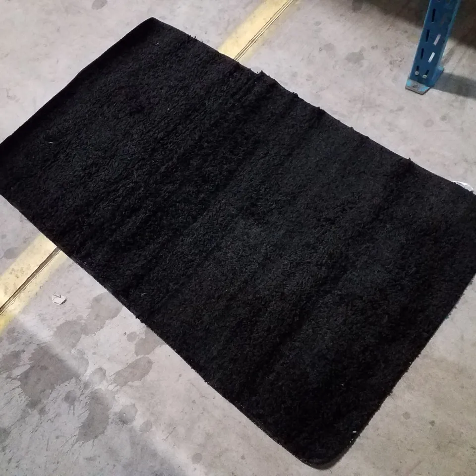 BRAND NEW PACO HOME SYDNEY 505 BATH MAT IN BLACK - 60×100CM