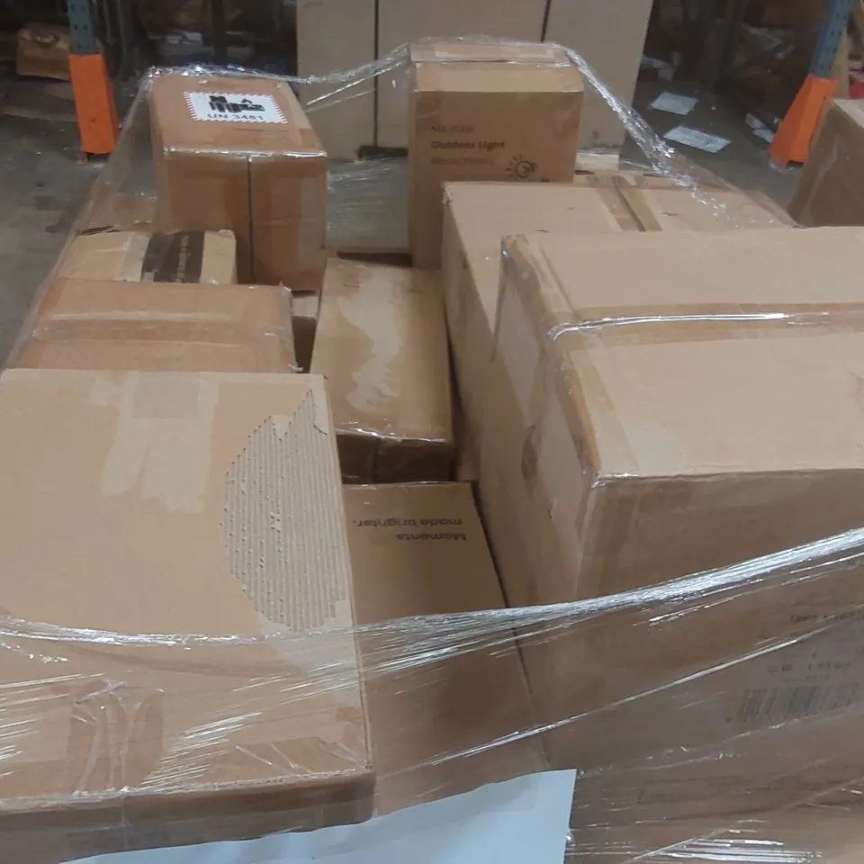 PALLET CONTAINING A VERY LARGE QUANTITY OF ASSORTED LIGHTING ITEMS