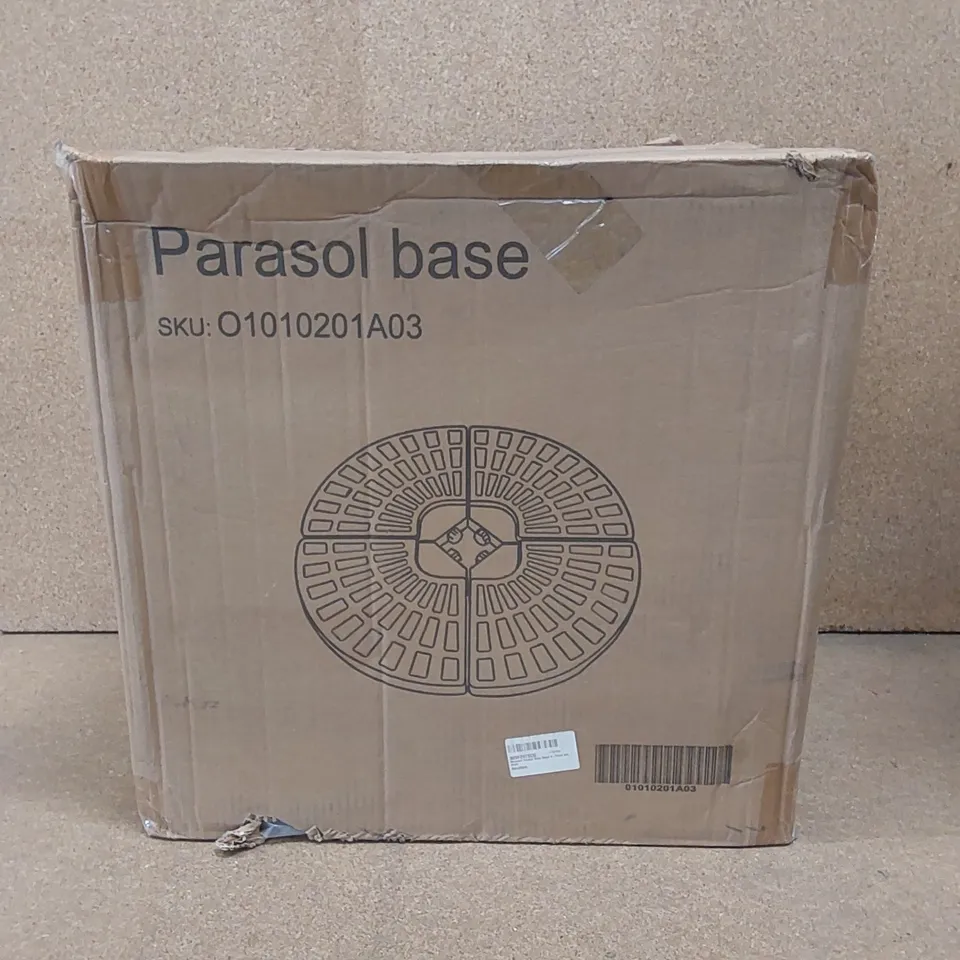BOXED PARASOL BASE - BLACK