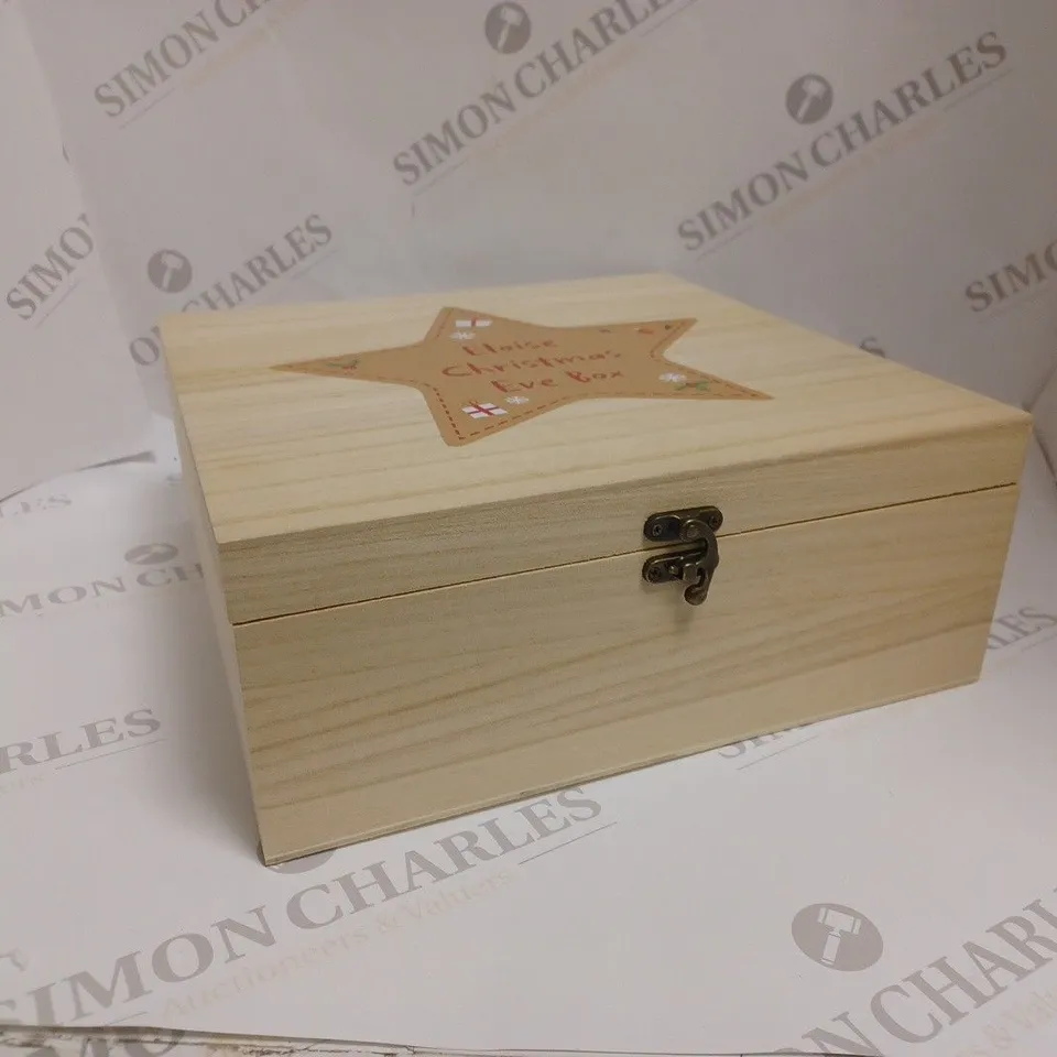 boxed The Personalised Memento Company Star Christmas Eve Box RRP £24.99